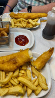 Lara's Plaice Fish Chips food