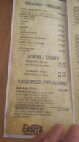 Mi Casita Bakery menu