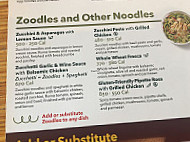 Noodles Company menu