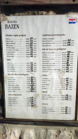 Konoba Bazen menu