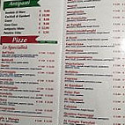 Bell' Italia menu