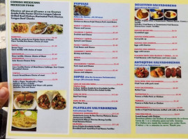 Yoly's Taqueria Pupuseria menu