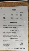 Dan's Pizza menu