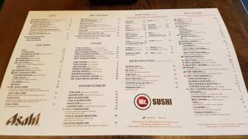 Mr Sushi Lonsdale menu