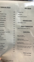 Sushi Hachi menu