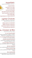 Joey's Seafood Restaurants menu