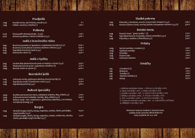 Barock Steak House menu