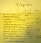 La Mensula menu