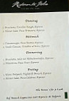 Ristorante Italia menu