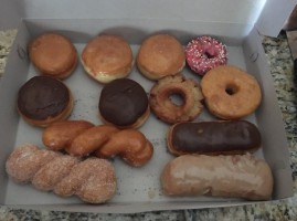 Rose Donuts And Ice Cream food