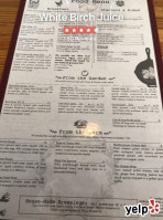 White Birch Food Juice menu