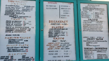 Taqueria Mexico menu