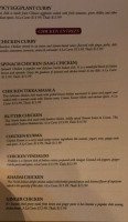 Swapna Indian Cuisine menu