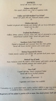 Nineteen At Awbrey Glen menu