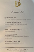 Fixe Southern House menu