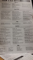 Sahm's Ale House Monon menu