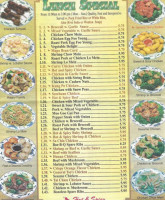 Hong Kong menu