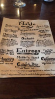 The Noble menu