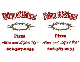 King Of Kings Pizza menu