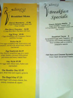 Tamara's Café menu