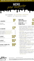 Café Du Théâtre Brasserie Française menu