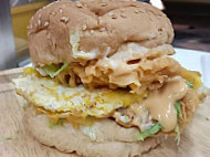 Yummy Crispy Chicken Burger food