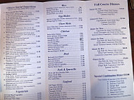 Henry Family Restaurant menu