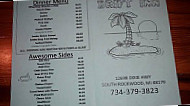 Drift Inn menu