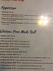 Umi Sushi menu