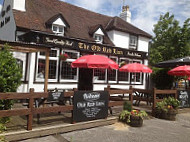 The Old Red Lion outside