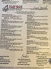 Half Shell Oyster House menu