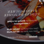 Lammekeshoeve Comida