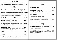 St. Honore Sourdough Bakery menu