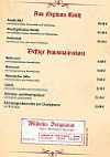 Schuetzenhaus menu