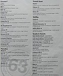 Cafe 63 menu