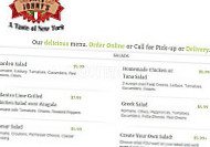 Pizza Johny's Ny Style Pizza menu