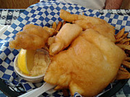 Mrs. H's Fish Chips inside