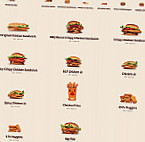 Burger King menu