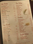 Cinnamon Takeaway menu