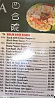 Chinese Vista menu