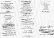 White Hart menu