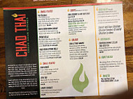 Chad Thai menu