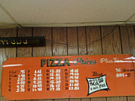 Mr. Pizza menu