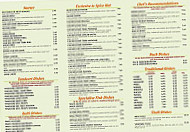 Spice Hut menu