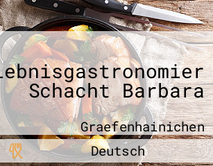 Erlebnisgastronomier Schacht Barbara