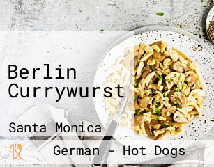 Berlin Currywurst