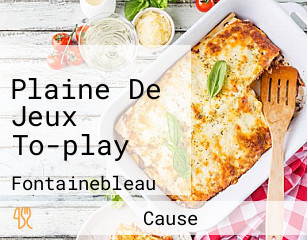 Plaine De Jeux To-play