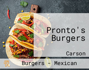 Pronto's Burgers