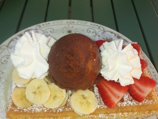 Lynns Homemade Ice Cream Belgian Waffles