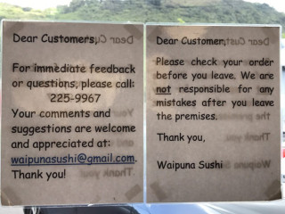 Waipuna Sushi